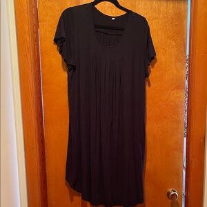Classic Black Midi Dress